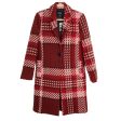 Express Burgundy Plaid Coat NWT- Size XS Supply