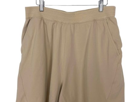 Lululemon Beige with Pockets Shorts small hole - Size 12 (see notes) Cheap