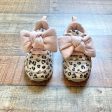 H&M Leopard Print Faux Suede with Bow Sneakers- Size 4-5 (sold out online) Hot on Sale