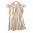 THML Colorful Striped Ruffle Sleeve Top NWT- Size XS Cheap