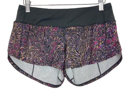 Lululemon Printed Speed Shorts- Size 4 Cheap