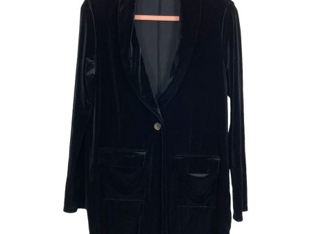 Gibson Look Black Velvet Blazer- Size S Online now