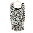 Abercrombie & Fitch Black Floral Ruched Mini Dress- Size XL (sold out online) Sale