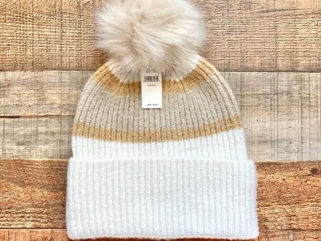 Offline by Aerie Tan Pom Beanie NWT Discount