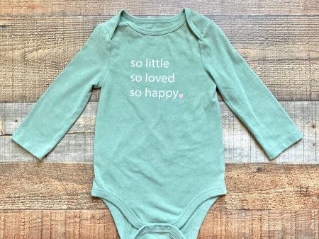 Cat & Jack Sage So Little Onesie- Size 12M Sale