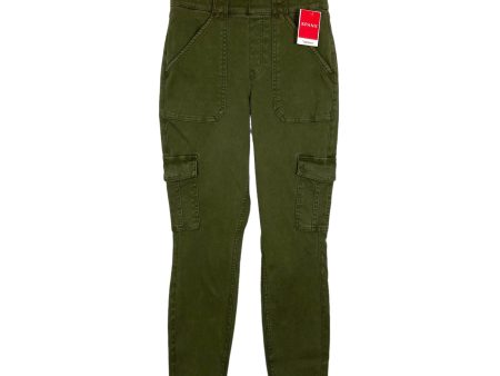 SPANX Olive Stretch Twill Ankle Cargo Pants NWT- Size M (Inseam 28 ) Discount