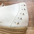 JustFab White Perforated Shoes- Size 7 (see notes) Online Sale