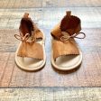 Old Navy Brown Ankle Tie Sandals- Size 6-12M Hot on Sale