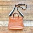 Madewell Camel Handbag with J Crew Black Cream Strap (see notes) Hot on Sale