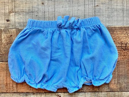 Bisby Blue with Bow and Ruffle Trim Bloomers- Size 6-12M Online Hot Sale