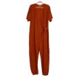 Madewell Rust Knit Tie Knot Jumpsuit- Size XL (sold out online) Sale