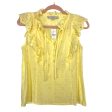 LOFT Yellow Eyelet Top NWT- Size XS Supply