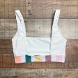 Tularosa Cream Color Block Trim Bikini Top- Size S Cheap