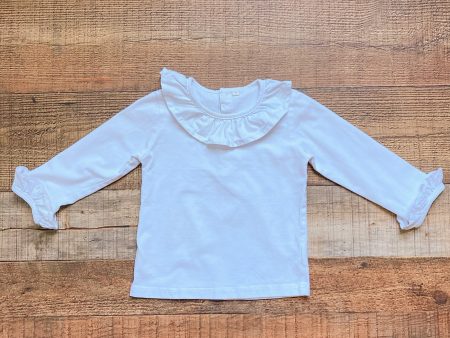 Cygnet Living White Ruffle Collar and Ruffle Cuff Top- Size 2T (see notes) on Sale