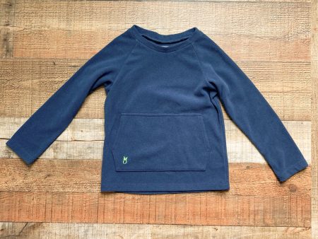 Dudley Stephens Navy Fleece Pocket Sweatshirt- Size 5T Supply